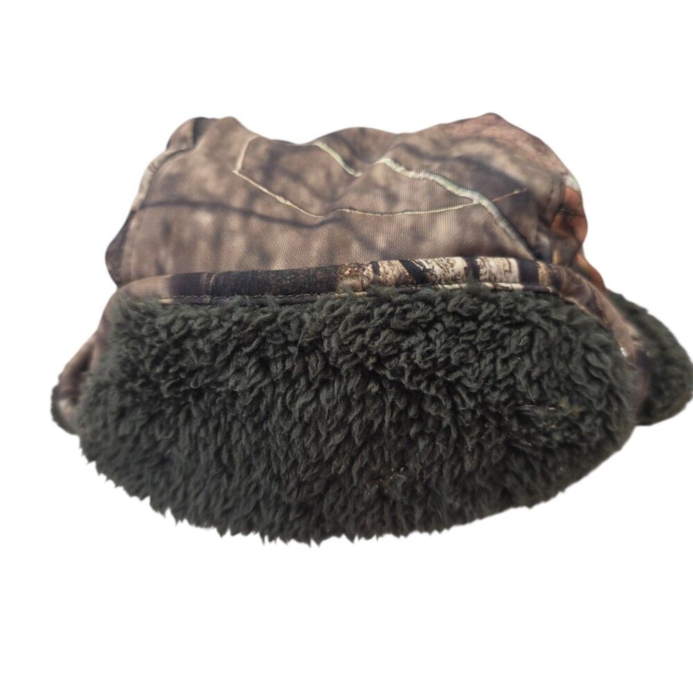 Mossy Oak Trapper Hat Camo Sherpa Fleece Ear Flap Hunting Winter OSFM